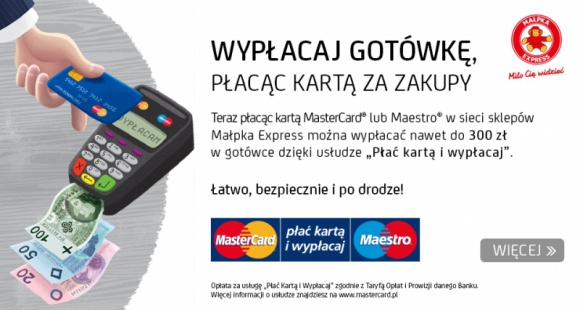 Małpka Express wprowadziła usługę Cashback