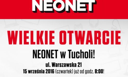 NEONET w Tucholi przenosi się na ulicę Warszawską