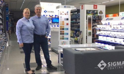 Pierwsza zabudowa sklepowa Sigma Coatings stanęła w Kołobrzegu