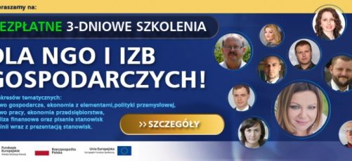 Bezpłatne szkolenie w Łodzi dla NGO i Izb Gospodarczych!