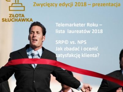 Biuletyn Obsługi Klienta prezentuje laureatów "Złotej Słuchawki" 2018