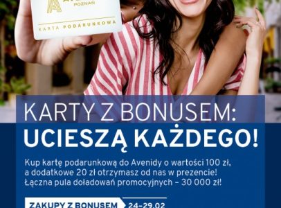 „Karty z bonusem” wracają do poznańskiej Avenidy