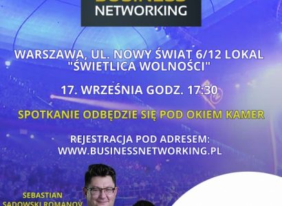 Spotkanie biznesowe 17. września 2020 w Warszawie