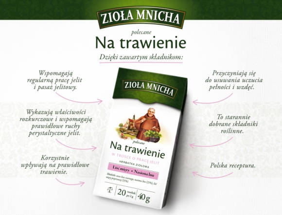 Herbatki ziołowe Zioła Mnicha w ofercie Herbapol – zdrowie zawarte w naturze