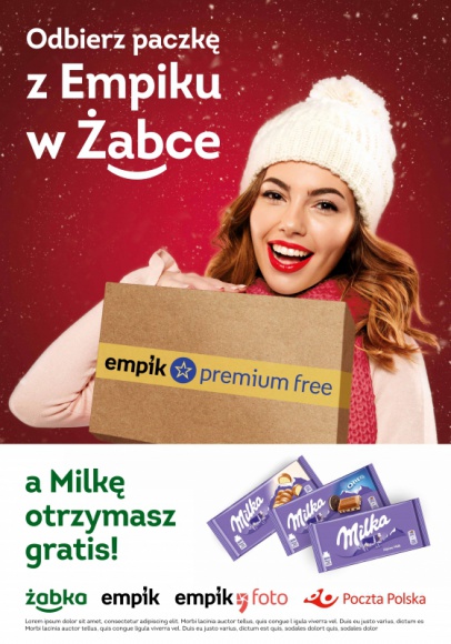 Zamów online w Empiku z dostawą do Żabki, a odbierzesz paczkę i słodki prezent!