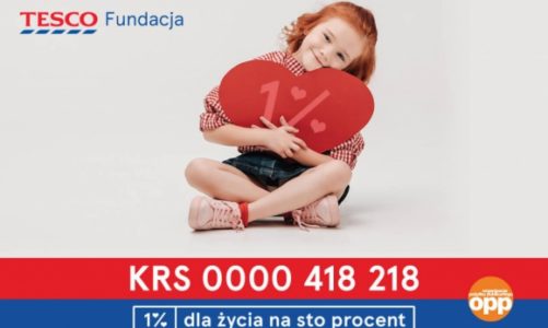 Kampania 1% Fundacji Tesco na zakup sprzętu dla dzieci z zespołem pocovidowym