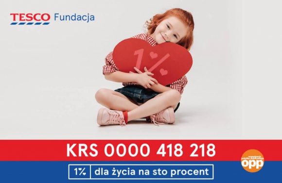 Kampania 1% Fundacji Tesco na zakup sprzętu dla dzieci z zespołem pocovidowym